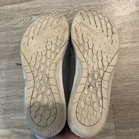 Merrell Mens 9.5 Roust Frenzy Gray Suede Casual Sneakers - Picture 5 of 7